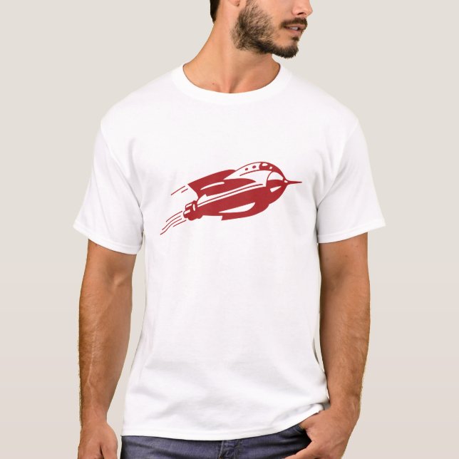 Klassisches rotes stämmiges Shirt (Vorderseite)