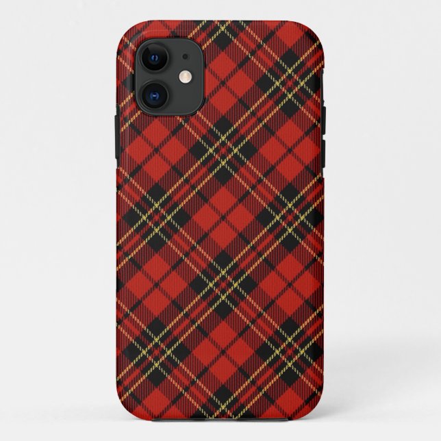 Klassisches rotes Tartan iPhone SE/5/5S kaum dort Case-Mate iPhone Hülle (Rückseite)