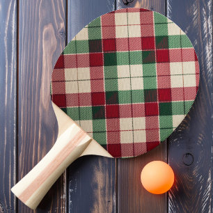 Klassisches Rotkariert Tischtennis Schläger
