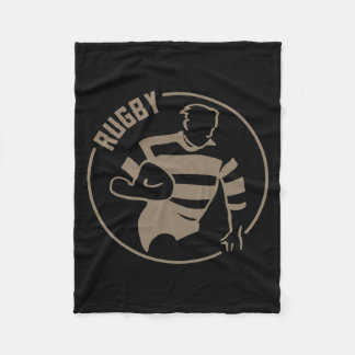 Klassisches Rugby Fleecedecke