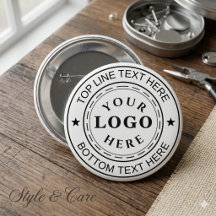 Klassisches rundes Logo-Text-Personalisiertes-Tast