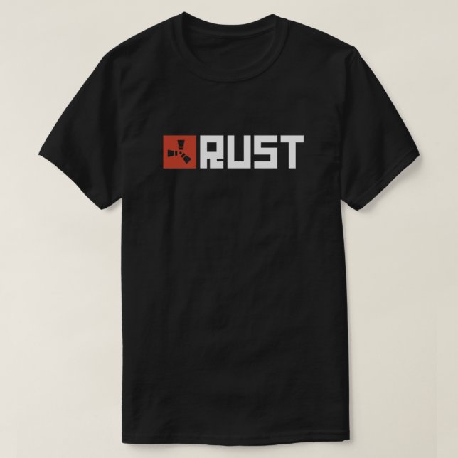 Klassisches Rust Game Logo T-Shirt (Design vorne)
