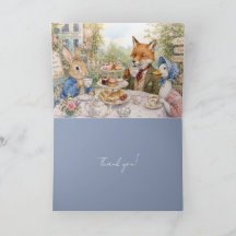 Klassisches Sammelalbum-Teetreff Hasen Fuchs Ente