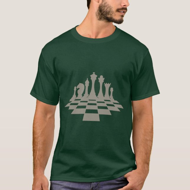 klassisches Schachspiel T-Shirt (Vorderseite)