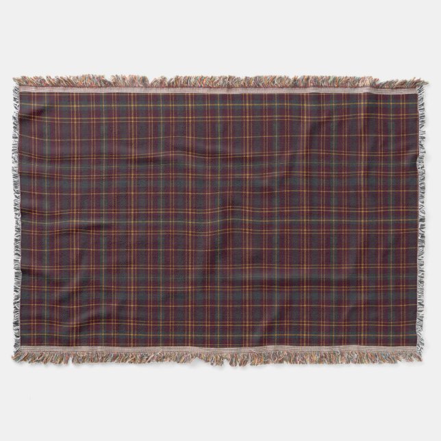 Klassisches schottisches Muster Decke (Vorderseite)