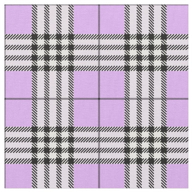 Klassisches schottisches Tartan-Muster Lila Stoff (Nahaufnahme)