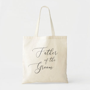 Klassisches Schrift-Hochzeit   Vater des Bräutigam Tragetasche
