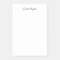 Klassisches Schwarz-Weiß-Minimalist-Professional