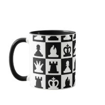 Klassisches Schwarz-Weiß-Schachbrettmuster