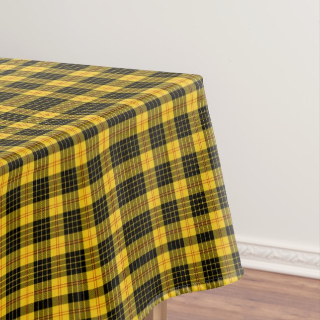 Klassisches Schwarzgelb Kariert Tischdecke (Beispiel)