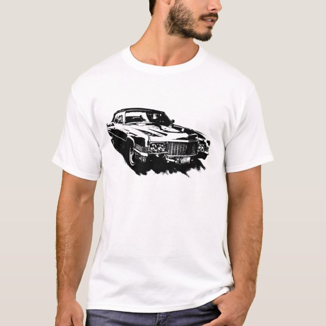 klassisches seltenes Cadillac-Reihe deville T-Shirt (Vorderseite)