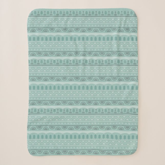 Klassisches Sherpa-Throw-Blau Sherpadecke (Vorderseite)