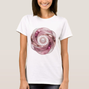 Klassisches Silber ABSTRACT ART Moderne Gestaltung T-Shirt