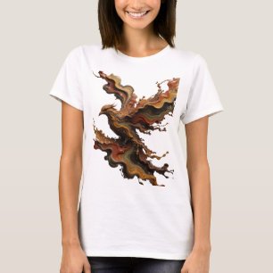 Klassisches Silber ABSTRACT ART Tragbare Kunst v2 T-Shirt
