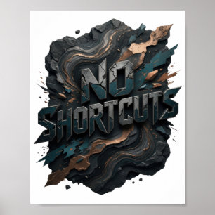 Klassisches Silber KEINE ABKÜRZUNGEN Poster