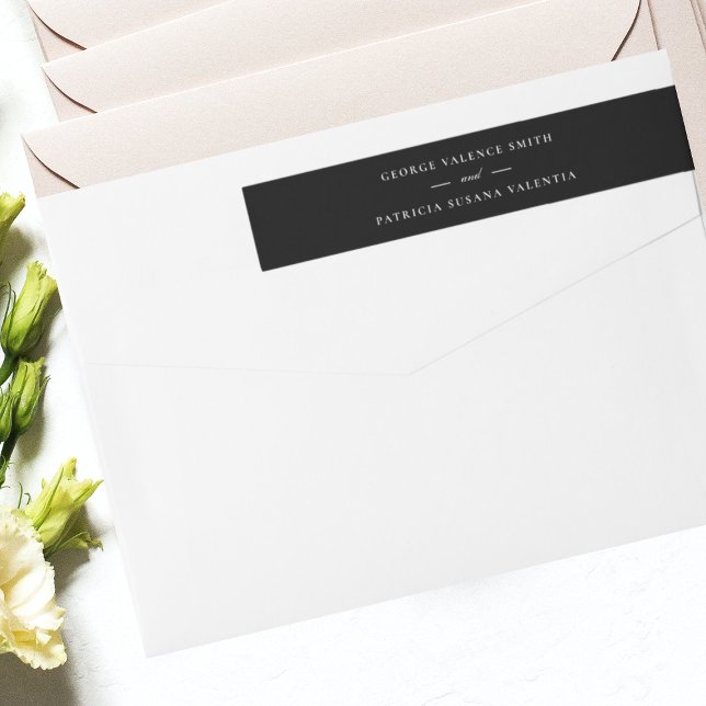 Klassisches Skript Elegant White Black Wedding (Von Creator hochgeladen)