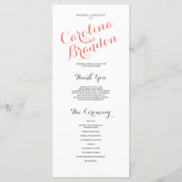 Klassisches Skript | Hochzeitsprogramm Programm