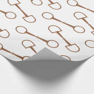 Klassisches Snaffle Bit Wrapping Paper Geschenkpapier