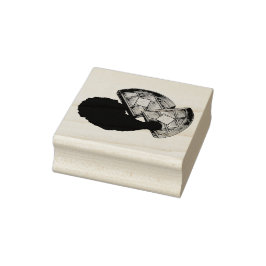 Klassisches Soul Frittiertes Hühnchen und WaffelDi Gummistempel