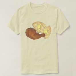 Klassisches Soul Frittiertes Hühnchen und Waffeln T-Shirt