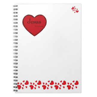 Klassisches Spiralheft Jesus ist mein Herr! Notizblock