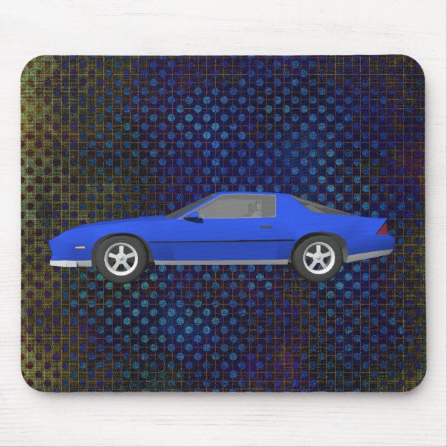 Klassisches Sport-Auto: Modell 3D: Mousepad (Vorne)