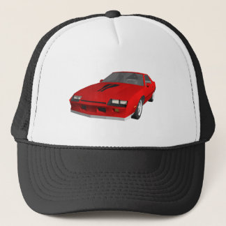 Klassisches Sport-Auto: Modell 3D: Truckerkappe