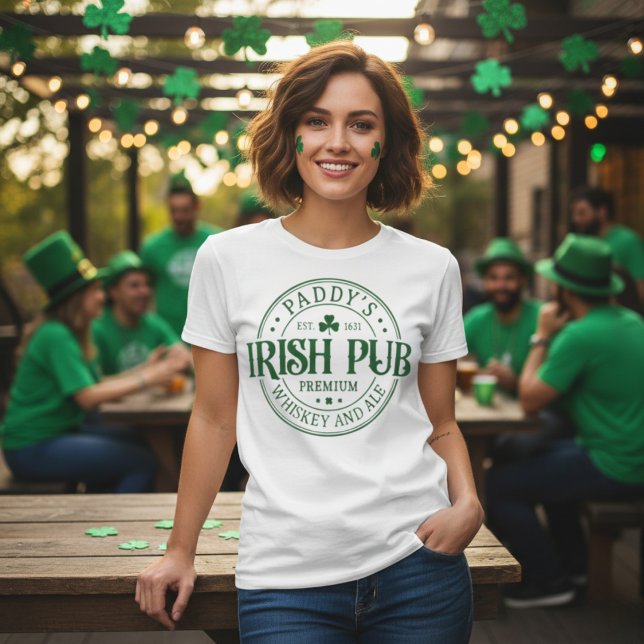 Klassisches St Patrick's Day Paddy's Irish Pub T-Shirt (Classic St Patrick's Day Paddy's Irish Pub T-Shirt)