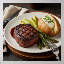 Klassisches Steakhouse Dinner Design