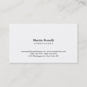 Klassisches Stil Visitenkarte für Stylische Berate
