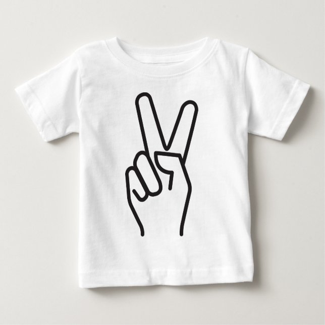 klassisches stilisiertes Siegzeichen Baby T-shirt (Vorderseite)