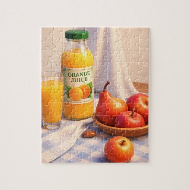 Klassisches Stilleben-Kunstpuzzle Puzzle (Vertikal)