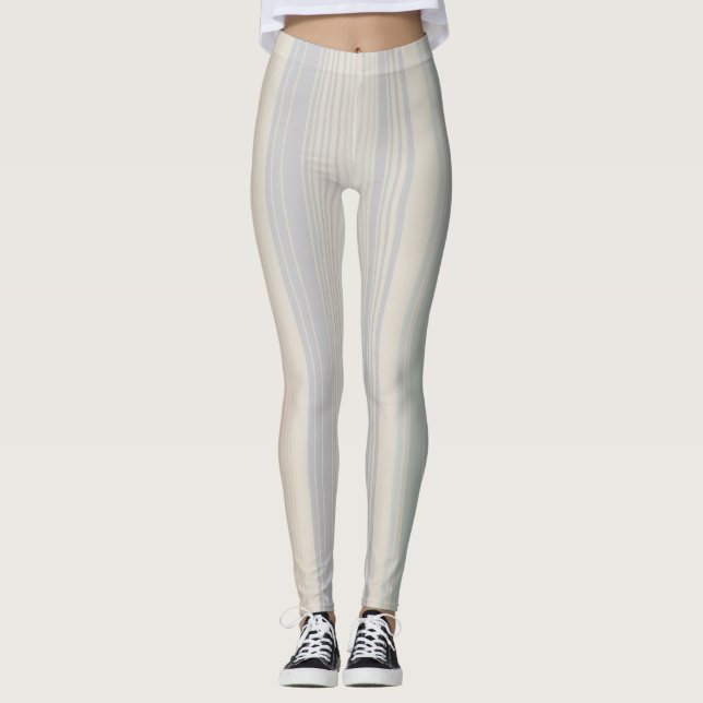 Klassisches Streifenmuster Leggings (Vorderseite)