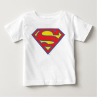 Klassisches Supergirl-Logo mit blauer Kontur