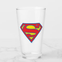 Klassisches Supergirl-Logo mit blauer Kontur