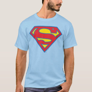 Klassisches Supergirl-Logo mit blauer Kontur T-Shirt