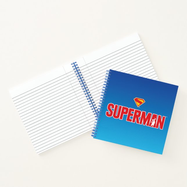 Klassisches Superman Bold-Logo Notizbuch (Innenseite)