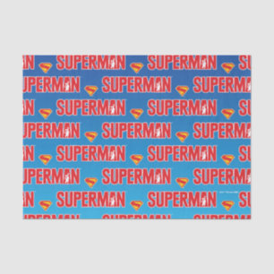 Klassisches Superman Bold-Logo Seidenpapier