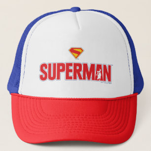 Klassisches Superman Bold-Logo Truckerkappe