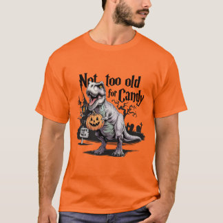 klassisches T-Rex-Dinosaurier-Halloween-T-Shirt T-Shirt