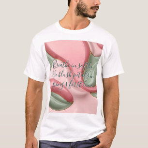 Klassisches T-Shirt mit stilvollem abstraktem Graf