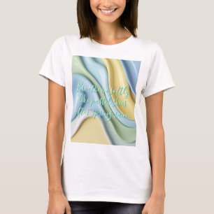 Klassisches T-Shirt mit stilvollem abstraktem Graf