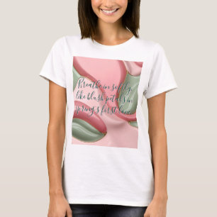 Klassisches T-Shirt mit stilvollem abstraktem Graf