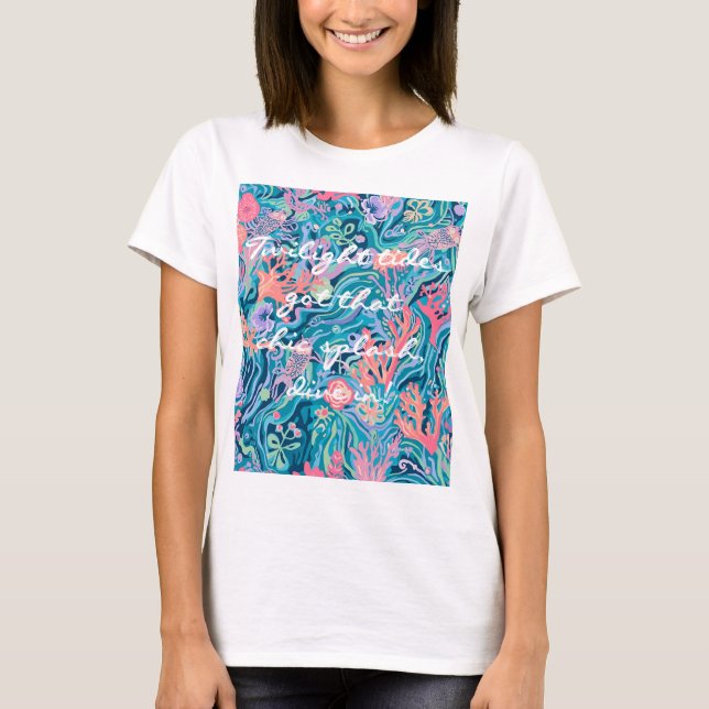Klassisches T-Shirt mit stilvoller Grafik (Vorderseite)