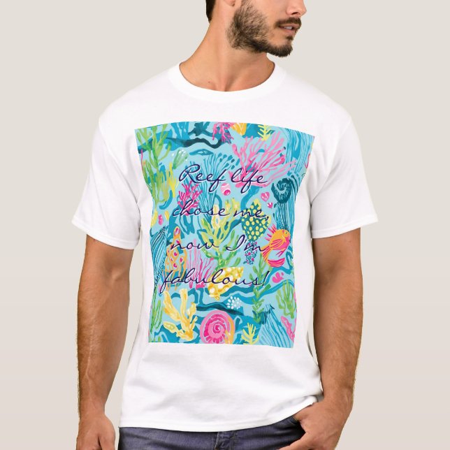Klassisches T-Shirt mit stilvoller Grafik (Vorderseite)