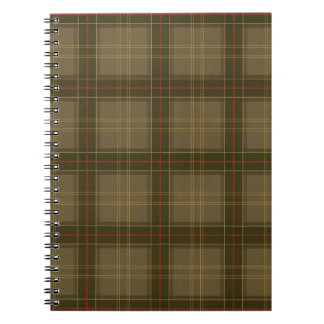 Klassisches Tartan in Tabak Notizblock