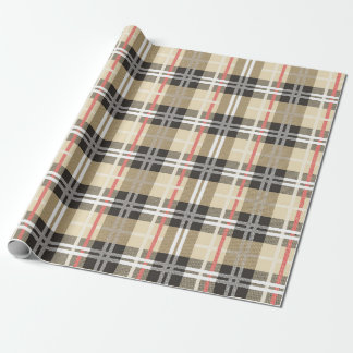 Klassisches Tartan-Muster Geschenkpapier