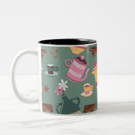Klassisches Tassendesign  Zweifarbige Tasse
