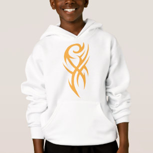 Klassisches Tattoo-inspiriertes Line-Art-Design Hoodie