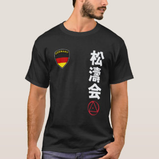 Klassisches Team Karate Shotokai Deutsche Flagge J T-Shirt